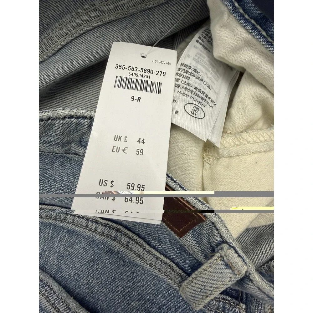 Hollister Women's Ultra High Rise Vintage Straight Crop Jeans Sz 9R 29x26 NWT - Picture 4 of 10